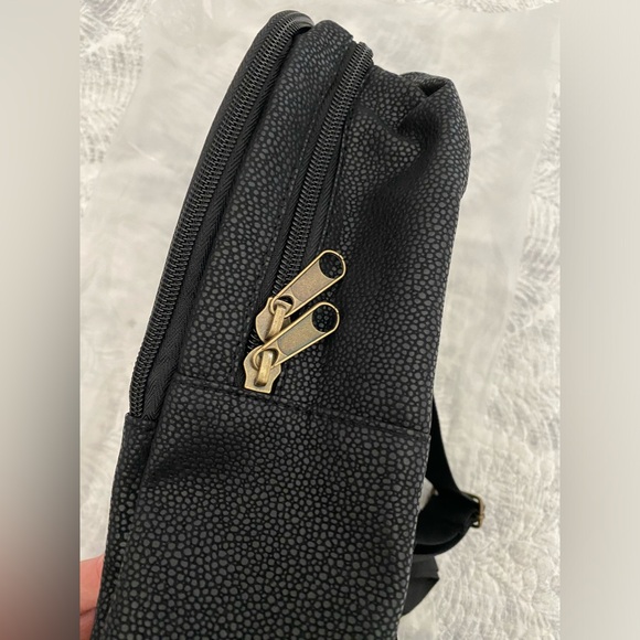 🆕 Benoss Milan Limited Edition PVC Leather Black Backpack. Brand New In Plastic - Picture 11 of 16